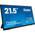 Iiyama prolite t2255msc-b1 21.5 monitor (zwart, 1x displayport, 1x hdmi, 2x usb-a)