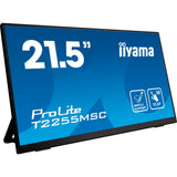Iiyama prolite t2255msc-b1 21.5 monitor (zwart, 1x displayport, 1x hdmi, 2x usb-a)