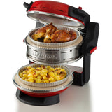 Ariete dubbele pizzaoven 0927 00 (rood)