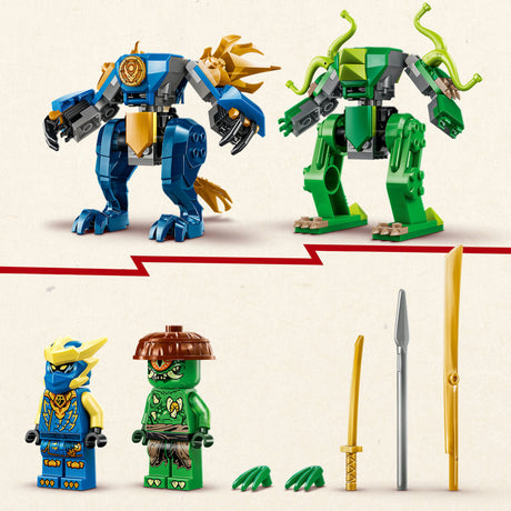 Lego ® ninjago® - jay's drakenmechastrijd - speelgoedmecha - speelset met 2 minifiguren - 71853