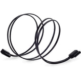 Silverstone sata iii kabel 50cm (zwart, 6gb s, low profile connector, cp11b-500)