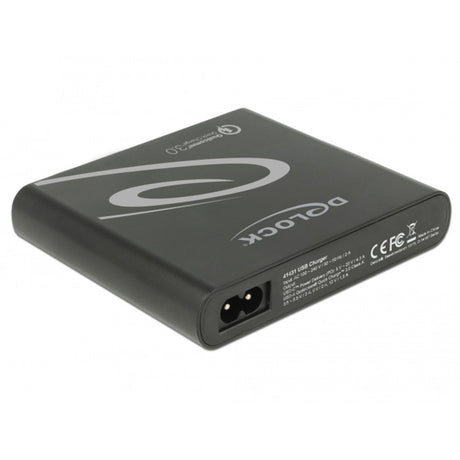 Delock usb oplader 1x usb type-c + 3x usb type-a (zwart, 1x usb-c, 3x usb-a)