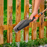 Gardena cleansystem schoonmaakset met handborstel m soft, zeepstaafjes wasborstel (grijs, 18863-20)