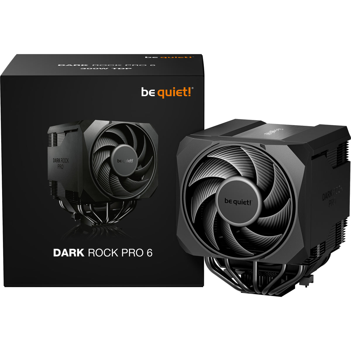 Be quiet! dark rock pro 6 cpu-koeler (zwart, 4-pins pwm fan-connector)