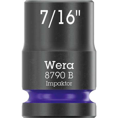 Wera 9608 dop-magneetstrip b impaktor imperial 1 dopsleutel (zwart groen, 9‑delig)