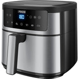 Princess digitale airfyer 6l heteluchtfriteuse (zwart zilver, 6 liter)