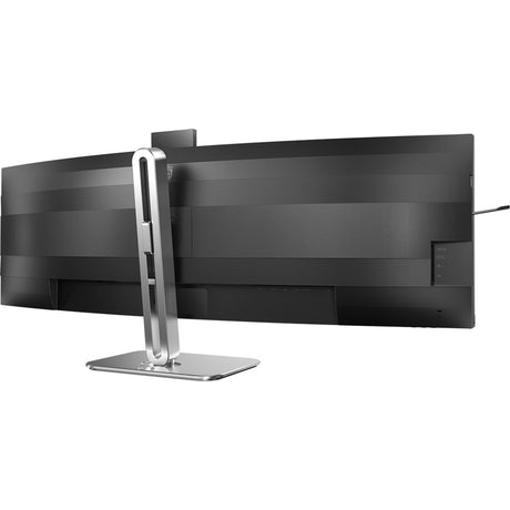 Philips 49b2u6900ch 48.8 curved ultrawide monitor (donkergrijs zilver, 1x displayport, 2x hdmi, 3x usb-c, 4x usb-a, 1x rj-45, webcam)