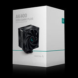 Deepcool ak400 zero dark plus cpu-koeler (zwart)