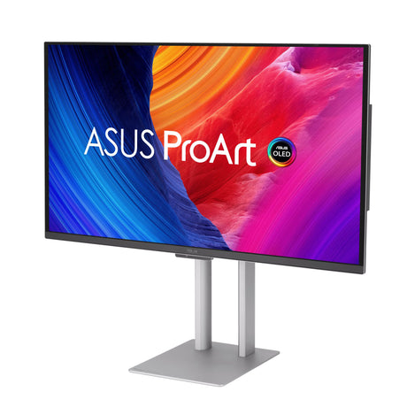 Asus proart display pa27ucdmr 26.5 4k ultra hd monitor (zilver, 1x displayport, 1x hdmi, 1x usb-c, 1x usb-a, 2x thunderbolt, 240 hz)