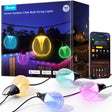 Govee outdoor clear bulb string lights slimme buitenverlichting rgbww matter