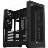 Thermaltake view 390 air midi tower behuizing (zwart | 2x usb-a | 1x usb-c | tempered glass)