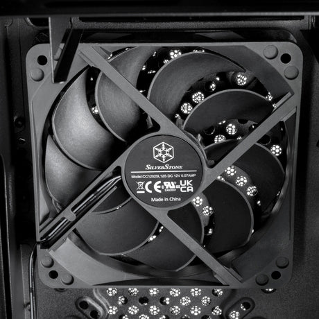 Silverstone sst-ps13b midi tower behuizing (zwart | 2x usb-a)