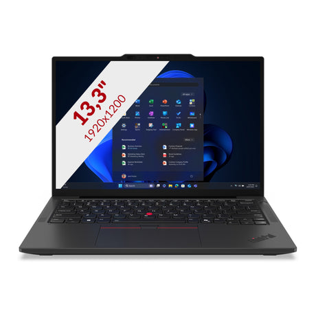 Lenovo thinkpad x13 gen 6 intel (21rk004mmh) 13 laptop (zwart | ultra 5 225u | intel graphics | 16 gb | 512 gb ssd | nfc)