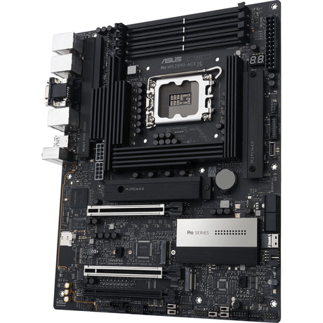 Asus pro ws z890-ace se socket 1851 moederbord (raid, 2.5gb-lan, 10gb-lan, sound, atx)