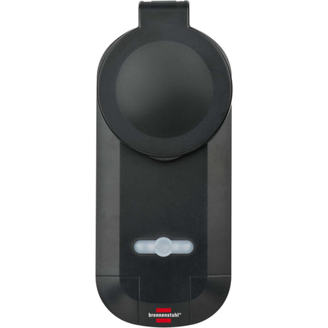 Brennenstuhl draadloze schakelaarset rc ce1 0201, 2 draadloze stopcontacten (buiten ip44, met handzender en hogere contactberscherming) zwart