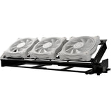 Cooler master haf 700 evo big tower behuizing (grijs | 4x usb-a | 1x usb-c | rgb | tempered glass)