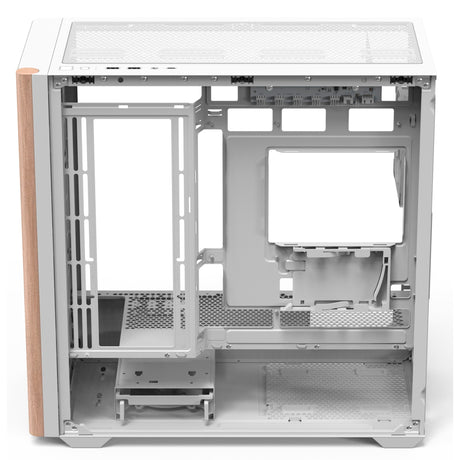 Aerocool b301a mini tower behuizing (wit | 1x usb-a | 1x usb-c | rgb)