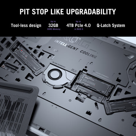 Asus rog strix g18 g815lr-s9103w 18 copilot+ gaming laptop (zwart grijs | core ultra 9 275hx | rtx 5070 ti | 32 gb | 2 tb ssd)