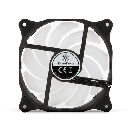 Silverstone air blazer 120r rgb case fan (zwart, 120 x 25 x 120 mm, pwm)