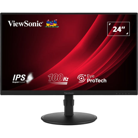 Viewsonic vg2408a-mhd 24 monitor (zwart, 1x displayport, 1x hdmi, 1x vga)