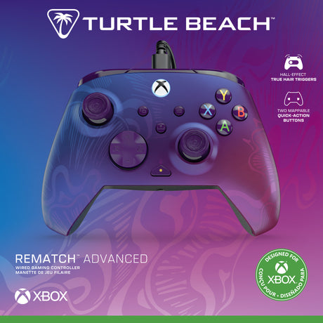 Turtle beach rematch advanced bedrade controller - purple fade (lila, xbox series x|s, xbox one, pc)