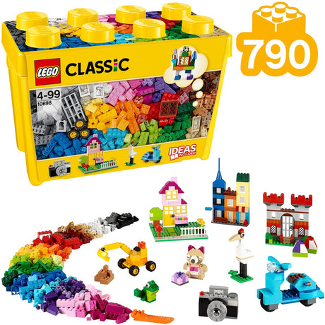 Lego classic - creatieve grote opbergdoos constructiespeelgoed (10698)