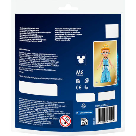 Lego disney princess - mini tuinkasteel van assepoester constructiespeelgoed (30695)