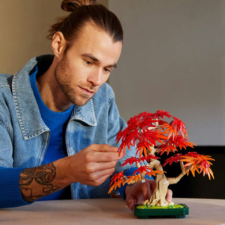 Lego the botanical collection - japanse esdoorn bonsaiboompje constructiespeelgoed (10348)