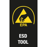 Wera micro esd schroevendraaierset met rek (zwart geel, 6-delig)