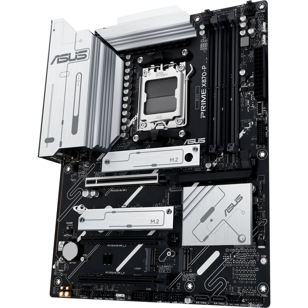 Asus prime x870-p socket am5 moederbord (2,5gb-lan, sound, atx)