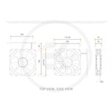 Ekwb ek-quantum impulse 120 d-rgb case fan (wit, 120 x 120 x 29 mm, pwm, rgb led)