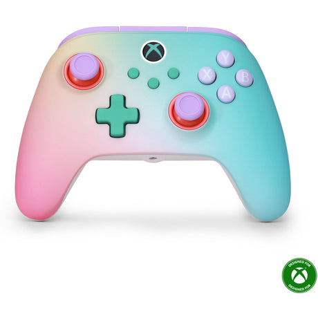 Powera advantage draadloze controller voor xbox series x|s - strandvibes (meerkleurig, xbox series x|s, xbox one, windows)