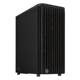 Asus proart pa401 wood edition - metal panel midi tower behuizing (zwart | 2x usb-a | 1x usb-c)