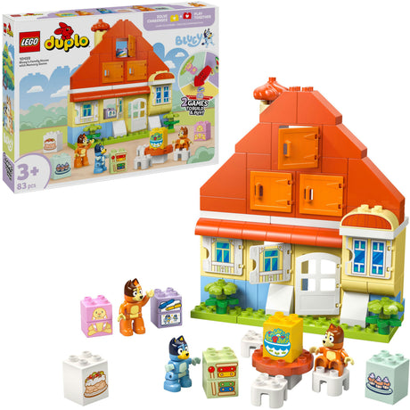 Lego duplo 10459 huis van bluey en haar familie met geheugenspel
