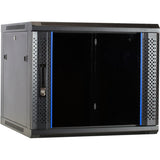 Dsi 9u wandkast met glazen deur - ds6609 server rack (zwart, 600 x 600 x 500mm)