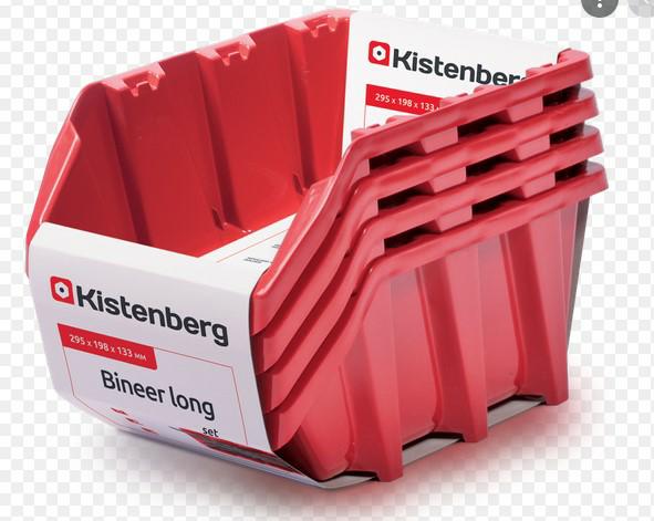 Kistenberg kattenbakjes 30 lang 4szt. rood 295x198x133mm