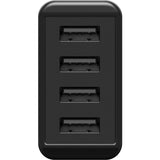 Goobay 4-way usb charger (30 w) (zwart)
