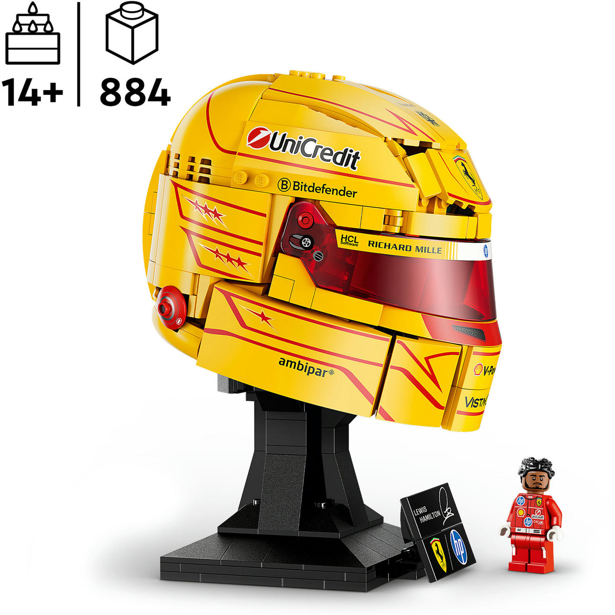 Lego editions scuderia ferrari hp helm van lewis hamilton - 43022