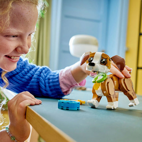Lego ® creator 3in1 schattige dieren: speelse puppy - dierenset - bouw om tot eekhoorn of eend - 31382