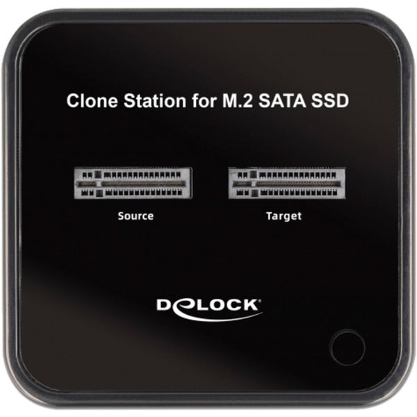 Delock m.2 docking station voor 2x m.2 sata ssd (zwart)