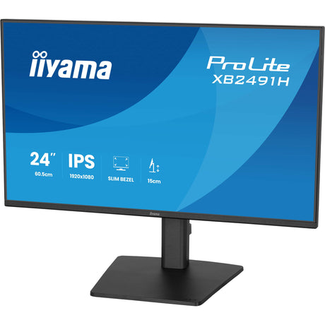 Iiyama prolite xb2491h-b1 23.8 monitor (zwart, 120 hz, hdmi, displayport)
