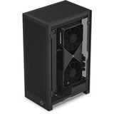Nzxt h2 flow mini tower behuizing (zwart | 2x usb-a | 1x usb-c | tempered glass)
