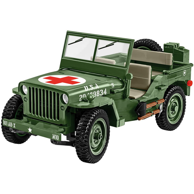 Cobi historical collection - willys mb medical constructiespeelgoed (schaal 1:12)