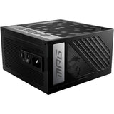 Msi mpg a1000g pcie5 modulaire 1000 watt voeding (zwart, 1x 12v-2x6, 6x pcie)