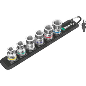 Wera belt c 1 zyklop doppenset, 1 2 dopsleutel (zwart, 7-delig, met vasthoudfunctie)