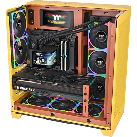 Thermaltake magcurve 360 ultra argb sync aio liquid cooler waterkoeling (zwart)