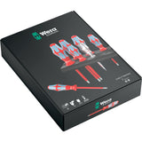 Wera 3160 i 7 schroevendraaierset kraftform plus, roestvrij staal + rek (rood blauw, 7-delig)