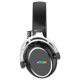 Hator hypergang 3 wireless over-ear gaming headset (zwart, rgb, 2.4ghz bluetooth usb)