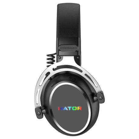 Hator hypergang 3 wireless over-ear gaming headset (zwart, rgb, 2.4ghz bluetooth usb)
