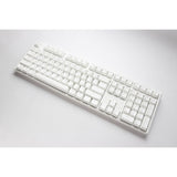 Ducky one 3 classic pure white rgb mechanisch toetsenbord (wit, us lay-out (qwerty), cherry mx silent red, 100%, rgb led, double-shot pbt, hot-swappable, quack mechanics)